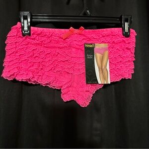 Spirit Hot Pink Ruffled Lace Panties